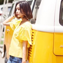 소매셔링 러블리 블라우스