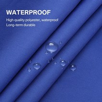 선쉐이드 삼각 사각 차광막 그늘막 5m 16ft 300gsm 방수 천막 sun sail for 야외 정원 비치 캠핑 파티오 풀 캐노피 텐트 보호소, 푸른, 직사각형 4x3m