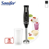 Sonifer-2 스피드 핸드 블렌더 전기 푸드 믹서 700ml 스무디 컵 포함 주방 야채 과일 교반 고기 분쇄기, 02 U 플러그