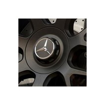 현카 벤츠 휠캡 클립형 돌출형 스타 오리지날 AMG 액세서리, (03)스타 블랙, 1개