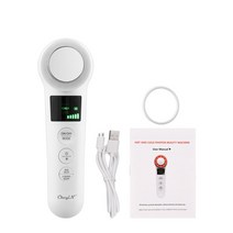 led 광자 광선 요법 안티 에이징 페이셜 마사지 핫 앤 콜드 해머 ems 스킨 타이트닝 링클 리무버 뷰티 인스트루먼트 31, 미스터500