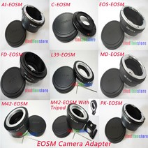 니콘 AI C EOS FD 라이카 L39 M42 미놀타 MD 올림푸스 OM 펜탁스 PK 렌즈 캐논 EOSM M1 M2 M3 EF-M 미러리스 카메라 어댑터 CAP, [09] Olympus OM-EOSM, 09 Olympus OM-EOSM
