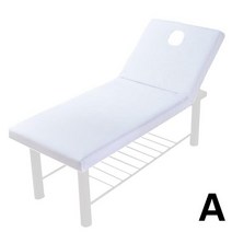 마사지 안마 P미니e Color Massage Table Bed Fitted Sheet Elastic Full Breath With Spa Treatment Cover, 01 White