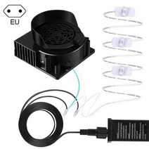 에어블로워 카메라 키보드 청소 풍선 공기 송풍기 재사용 가능한 교체 팬 3 LED 조명 문자열 휴대용 CE 인증 12V 1.0A, [02] EU Plug