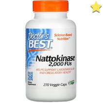 닥터스베스트 Nattokinase 2 000 FUs 270정, 1개, 기본