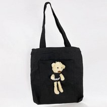 FU50 빅 포켓 쇼핑백 숄더백 에코백 인형가방 곰돌이가방 숄더 특이한가방 귀여운가방