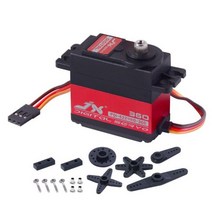 JX PDI-6221MG 20kg 고속 금속 기어 디지털 표준 서보 모터 RC 모델 비행기 1/10 1/8 자동차 크롤러, PDI-6221MG360degree