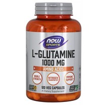 미국 나우스포츠 L-Glutamine 프리 폼 엘 글루타민 1000mg 120캡슐 2팩