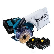 마끼다 DCC500RTE 18V 5.0Ah*2팩 마블컷터 대리석절단 125mm