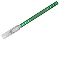 PVC 커팅 매트 A4/A5 데스크 패드 패치 워크 커트 내구성 DIY 수제 도구 스크랩북 플레이트 아트 키트, [12] green carving knife