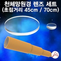 천체망원경 렌즈 세트(2종류), 초점거리 70cm 렌즈 세트