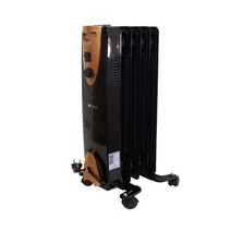 RU-25BR 전기 오일 라디에터 5쪽 핀 난로 히터 코멕스