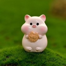 쇼파뒤 카페 인테리어 가게오픈 개업 결혼 선물 노호혼 재물복 미니 조디악 마우스 토끼 호랑이 드래곤 동물 풍경 장식 원예 수지 장 공예 홈 생일 1 개, [12] pig
