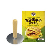 백설 초당옥수수 호떡믹스 300g + 호떡누르개 1개 세트, 상세페이지 참조
