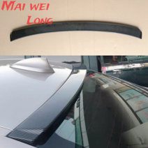 ABS 카본 컬러 광택 블랙 리어 윈도우 루프 스포일러 BMW 3 M3 시리즈 320i 325li E90 2006-2011, 03 Carbon fiber pattern