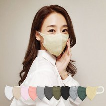 시노텍스 ePTFE프리미엄 새부리형 마스크 10매, 단품, 색상:블루그린|사이즈:대형(L) 10매