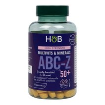 홀랜드앤바랫 ABC 투 Z 50 멀티비타민 120정 Holland & Barrett ABC to Z 50 Multivitamins, 1팩