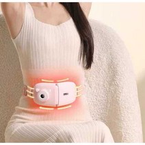 배마사지기 온열 휴대용 미니 무선 장 복부 지압기, A