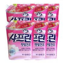 LG생활건강 햇빛건조 핑크 샤프란 2L x 6개입(1박스), 6개