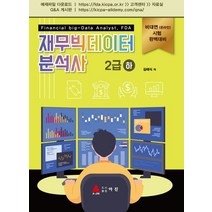 재무빅데이터 분석사 2급(하):비대면(온라인) 시험 완벽대비, 아진, 재무빅데이터 분석사 2급(하), 김태식(저),아진,(역)아진,(그림)아진