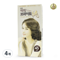 라이브잇 유한양행 매직브라이트순 염색제, 52개, 45 갈색