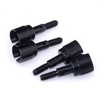 배기휀 환기팬 냄새제거 4PCS HSP 02033 스틸 휠 1/10 차축 4WD 속도 니트로 파워 몬스터 트럭 장난감 RC, 02 Black