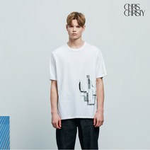 [크리스크리스티] [크리스크리스티] 그라데이션 아트웍 반팔티셔츠_WHITE / KKMASWMAR01