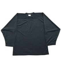아이스하키 장비 용품 한 오리 저렴하고 메쉬 통기성 하키 연습 저지 앰프 여름더운 지역에 적합 블랙 화이트, 검은색, y-ym