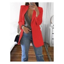 블레이저 여성 라펠 슬림 및 봄 가을 폭발 기질 큰 사이즈 정장 재킷