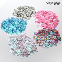 훌라 원 스팽글 100g 레진공예 슬라임 재료, B.실버AB(100g)
