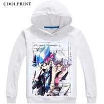 [해외] FUJIKI YUUSAKU MENS 후드 YUGIOH VRAINS 드래곤 방화벽 FAIYA WOURU 스웨트 STREETWEAR ANIME HOODIE 프린트 긴 후드, Style 9 S