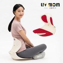 리브맘 접이식 자바체어(1개/2개/3개옵션), 리브맘 자바체어 1개세트:02. 아이보리블랙