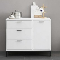 Sunshine 음료대 탕비실 생수대 커피머신 선반 수납장, 네이비