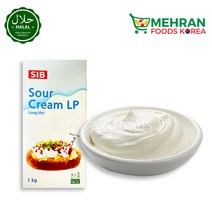 SIB Halal Sour Cream 1000ml 할랄 시큼한 크림, 1pc