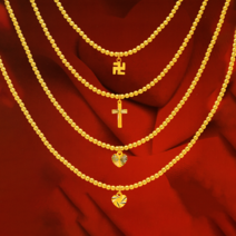 24K 여자순금목걸이 불교 기독교 하트 4종 18K포함