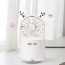 충전식 가습기 무드등 미니 탁상용 선풍기, 쿠팡 본상품선택, 쿠팡 그린