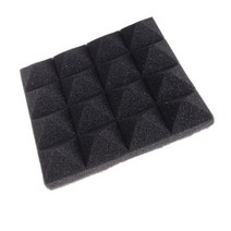 계란판 방음재 흡음재 차음재 방음부스 셀프시공 diy 두께 5cm 음향 패널 스튜디오 처리 우수한 장식 2525cm, bk