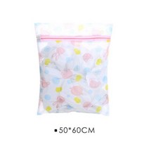 지퍼 접이식 나일론 세탁 가방 브래지어 양말 속옷 의류 세탁기 보호 그물 메쉬 6 사이즈