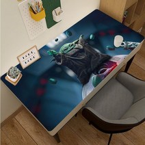 게이밍 의자디즈니 스타 워즈 마스터 베이비 요다 90x40cm 큰 두꺼운 마우스 패드 키보드 노트북 테이블 매, 01 A1_04 LockEdge600x300x2mm