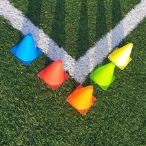 훈련콘 마커콘 스포츠꼬깔 연습용콘 미니 삼각콘 축구 인라인 자전기 연습