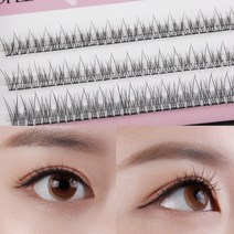 로이엘 내추럴 부분 속눈썹 V형 가닥 인조 셀프 속눈썹연장, 06. V형-13mm, 1개