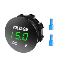 차압계 DC 12V-24V 디지털 패널 전압계 Led 디스플레이 전기 전압 미터 볼트 테스터 자동차 바이크 오토바이 보트에 대 한 방수, 02 Green