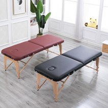 휴대용 접이식 미용베드 이동식 마사지 침대, 일반, 자주색