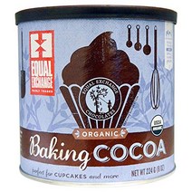 Equal Exchange Organic Baking Cocoa 8 oz (224 g)(PACK １), 1