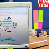 컴퓨터메모 책상메모 컴퓨터메모판 컴퓨터메모보드, 화이트