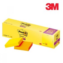 3M 포스트잇 강한점착용 노트 대용량팩 622SSN-20A, 5개