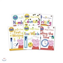 PE Peppa Pig Wipe Clean 6종 세트, Ladybird