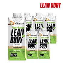 [린바디] 식물성 프로틴 쉐이크 바닐라카라멜향 500mlX6팩, 단품, 6팩, 500ml