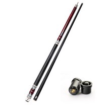 당구큐대 풀 큐 메이플 카본 샤프트 블랙 테크놀로지 스틱 12.5mm 11.8mm 10.8mm 레인보우 유니락 조인트, eternal red