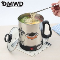 슬로우 쿠커 멀티 구운 계란 삶기 찜기 기계 전기 프라이팬 휴대용 스테인레스 스틸 가열 컵 국수 우유 수프 죽 요리 냄비 미니 커피 보일러, 1.2리터 350w